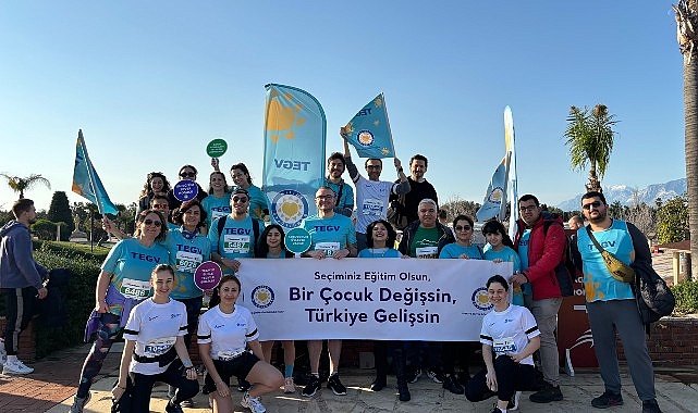Runtalya Maratonu kapsamında başlatılan kampanyayla TEGV’de 415 çocuğa nitelikli eğitim desteği sağlandı