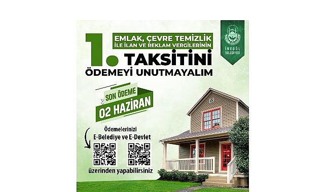 İnegöl Belediyesinden Mükelleflere Vergi Çağrısı