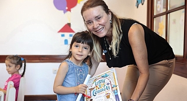 Başkan Mutlu, Oyun Evi’nin minikleriyle buluştu