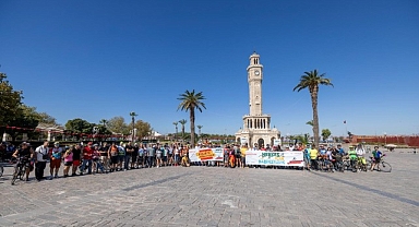 Sağlıklı yaşam ve temiz çevre için pedalladılar
