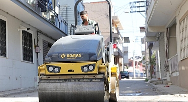 Başkan Önal, asfalt çalışmalarını yerinde inceledi
