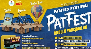 Patatesin Kalbi Nevşehir’de Patates Festivali