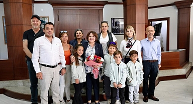 Küçük Yelkencilerden, Başkan Hatice Gençay’a Anlamlı Ziyaret